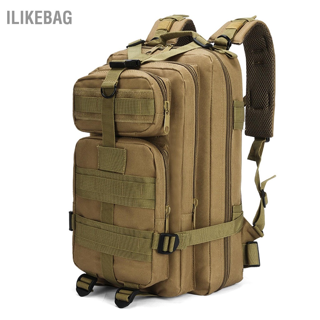 Ba Lô Vải Oxford Chống Thấm Nước Sức Chứa Lớn Có 5 Khóa Kéo Dùng Cho Leo Núi / Cắm Trại