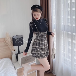 SET YẾM CARO CỘT DÂY KÈM PULL ĐEN 🖤