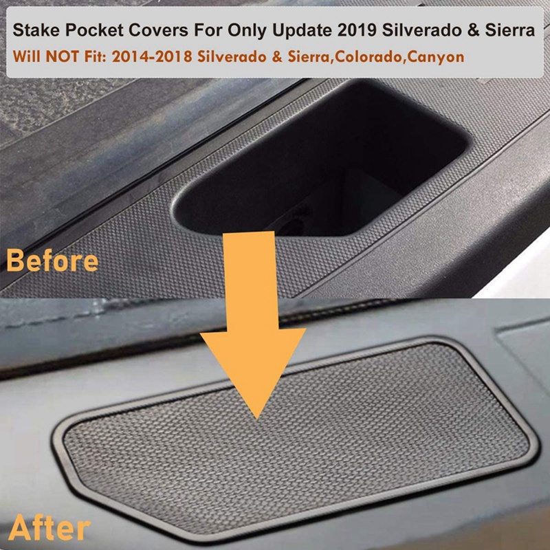 Nắp Đậy Màu Đen Chuyên Dụng Cho GMC Sierra Chevrolet Silverado 2019 2020 2021