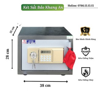 Két sắt việt tiệp ve28 điên tử , két sắt mini để tủ, két sắt điện tử
