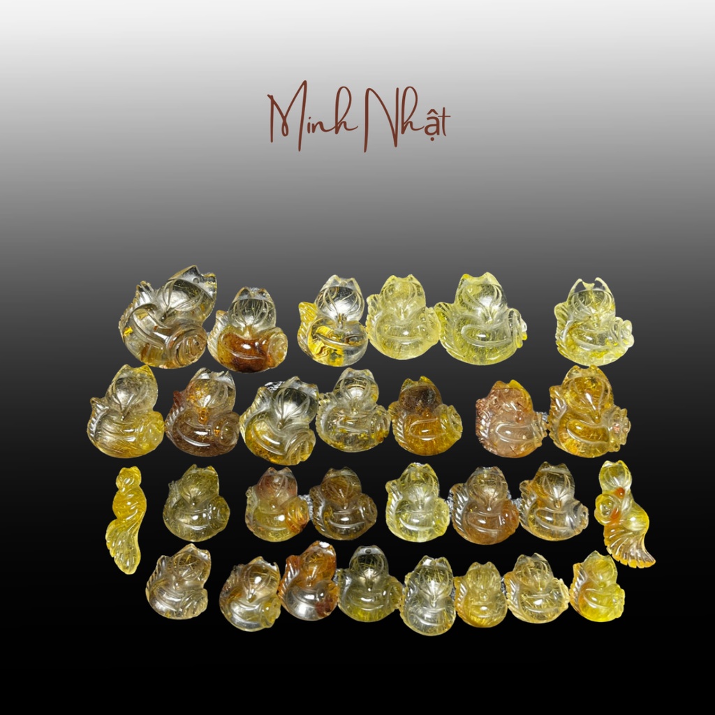 Hồ ly tóc vàng thiên nhiên size cổ nhỏ