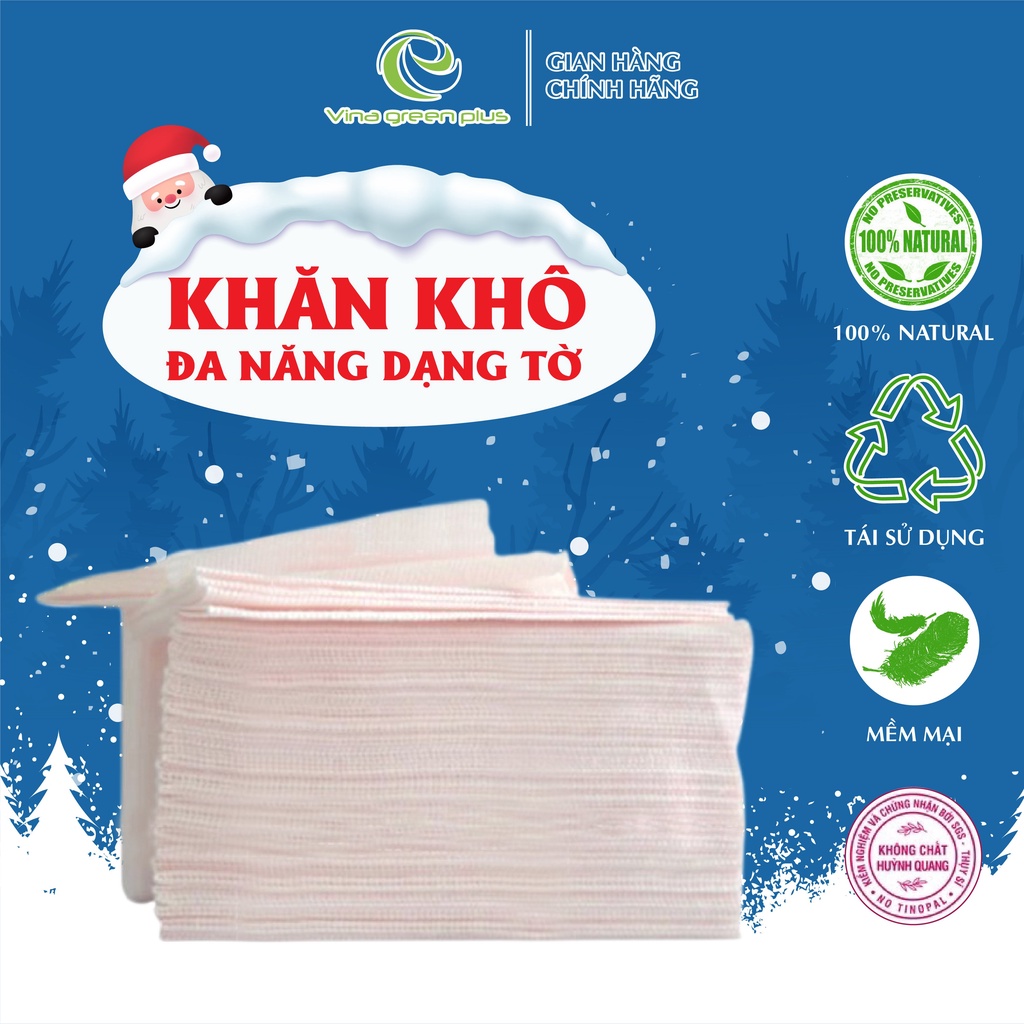Khăn khô Đa năng dạng tờ 20x30cm