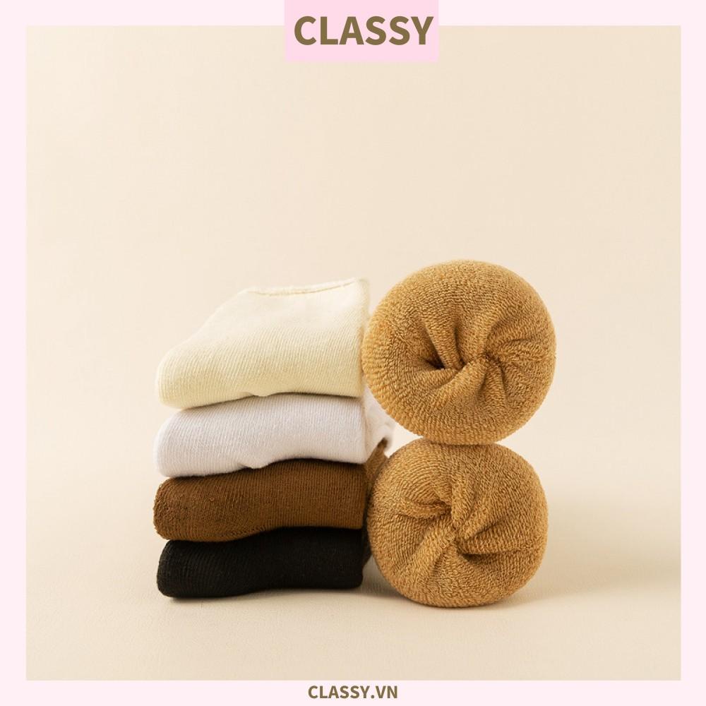 Tất giữ nhiệt Classy mùa đông chất liệu cotton dày dặn G1425