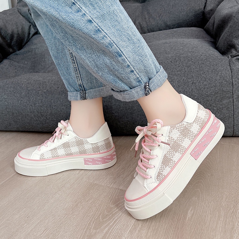 Giày Thể Thao Nữ Đế Dày Thời Trang Hàn Mới