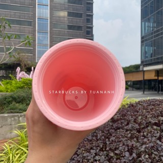 [Chính hãng] Ly Starbucks Studded Soft Touch Pink 710ml