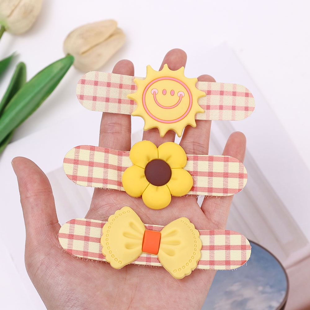 Kẹp Tóc Họa Tiết Hoạt Hình Phong Cách Hàn Quốc Xinh Xắn Cho Bé Gái