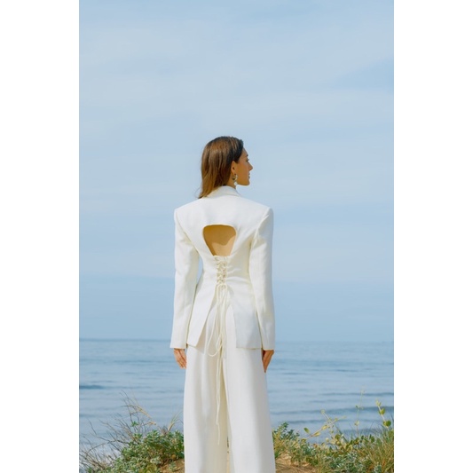 NUDIEYE - Set áo blazer & quần Lilith Open Back Blazer