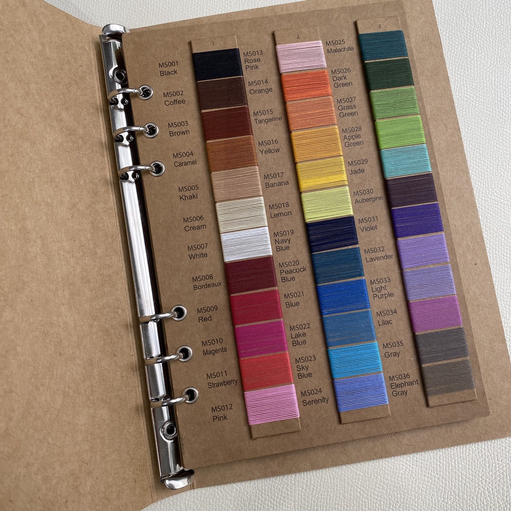 Chỉ gai may da, Chỉ may túi xách, ví, dây đồng hồ, ...Chỉ gai meisi Super Fine M40 - 0.45mm