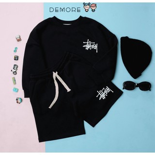 Bộ quần áo unisex cho bé - stussy sweater set