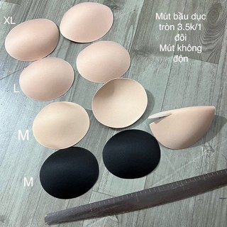 Mút ngực miếng đệm ngực mỏng không độn dùng để lót váy, đầm, bikini, đồ tập 1 cặp