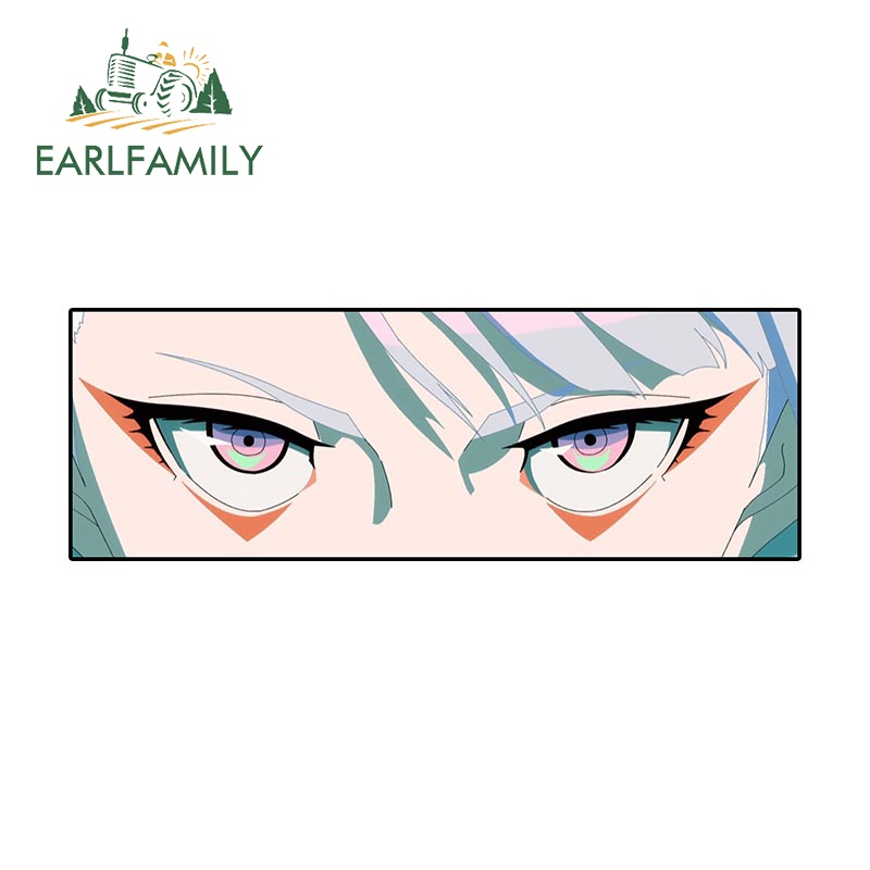 Stickers Dán Trang Trí Xe Hơi Chống Nắng Kích Thước 13Cmx4.5Cm In Hoạ Tiết lucy cerberpunk edgerunners