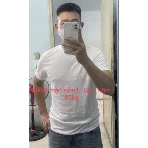 SET 2 ÁO lót Nam có tay - Áo Thể Thao Nam Thun Lạnh 100% Cotton Mịn Mát Chuyên Tập Gym - Bóng Rổ Dáng Năng Động