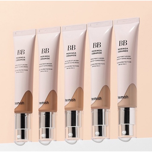 Kem nền BB mới Heimish Moringa Ceramide BB Cream SPF 30 PA++ 30g