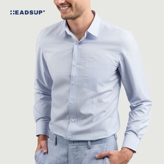 Áo sơ mi nam dài tay màu trơn trẻ trung, thanh lịch headsup