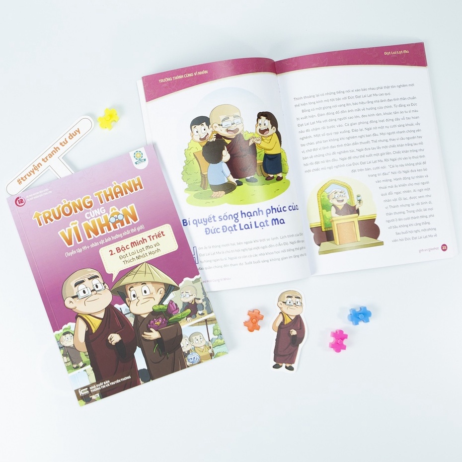 Sách - Combo Bộ 1+ Bộ 2 - Trưởng Thành Cùng Vĩ Nhân