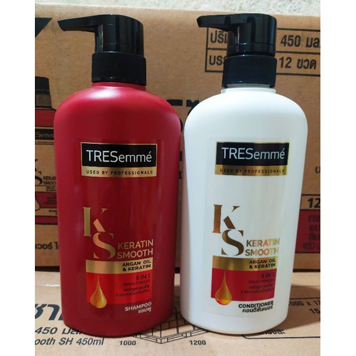 Cặp gội xả tresemmé siêu mềm mượt nội địa Thái Lan 450ml