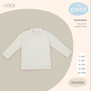 Áo Giữ Nhiệt Nous 3cm Trắng (Size Cho Bé Từ 3 Tháng Đến 36 Tháng)