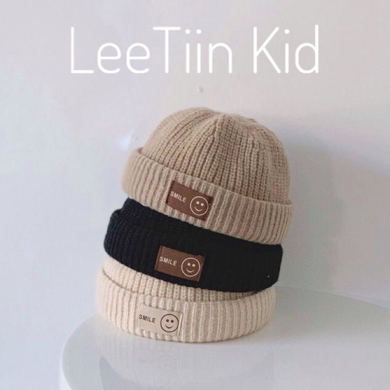 Mũ len tròn dày dặn phong cách Hàn dễ phối đồ cho bé trai, bé gái