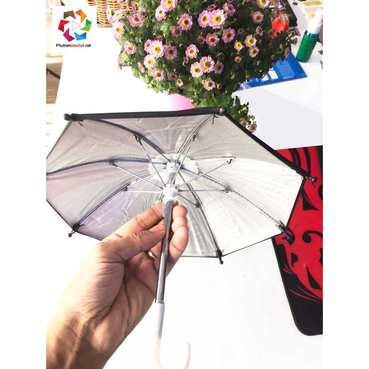 Ô Dù Mini, Dù Nhỏ Che Mưa, Che Nắng Gắn Xe Máy Chạy Grab Công Nghệ