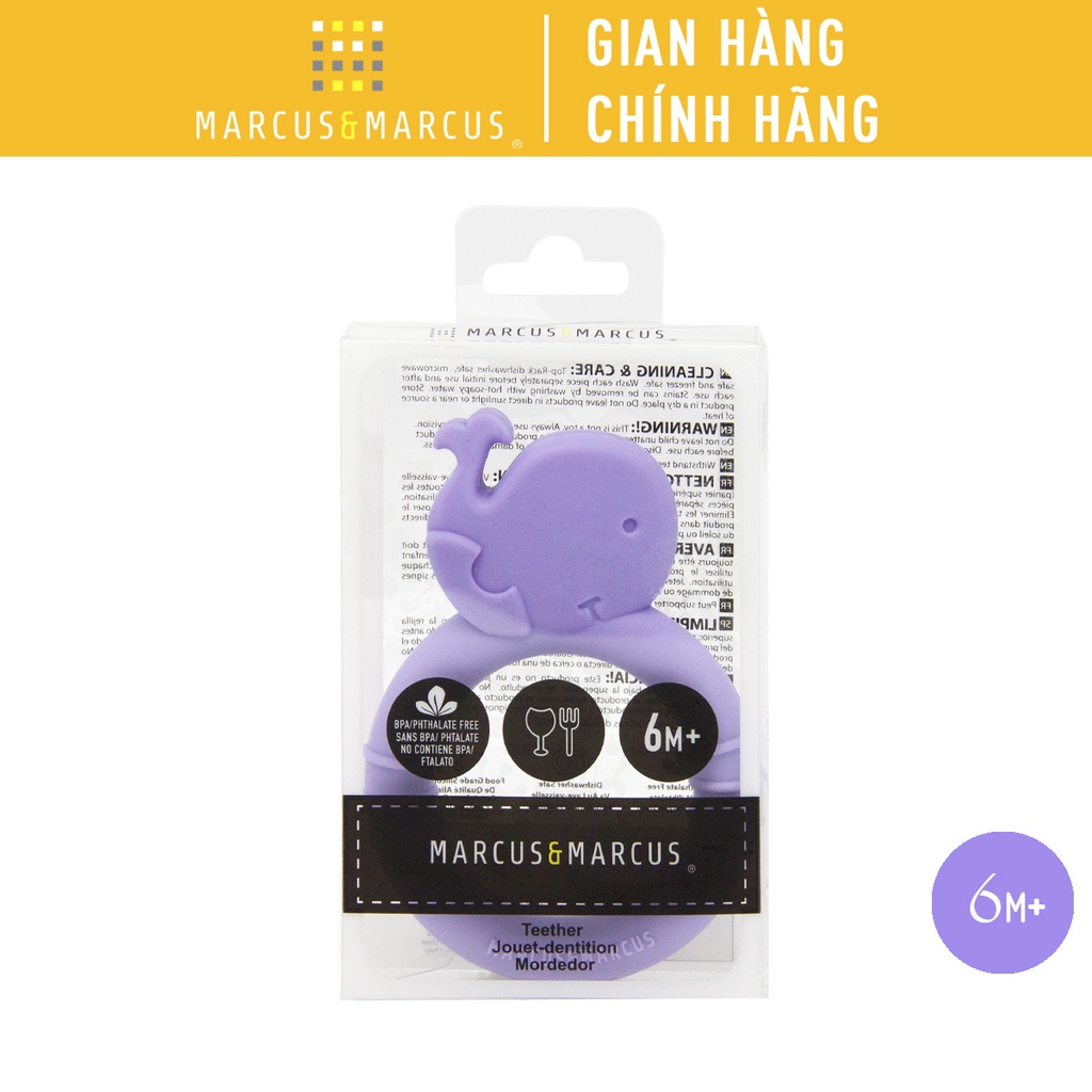Đồ gặm nướu silicon cho bé Marcus & Marcus, từ 6 tháng - Willo
