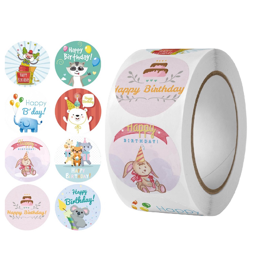 100-500 Tag cảm ơn, sticker thank you, tem cảm ơn nhiều mẫu đa dạng