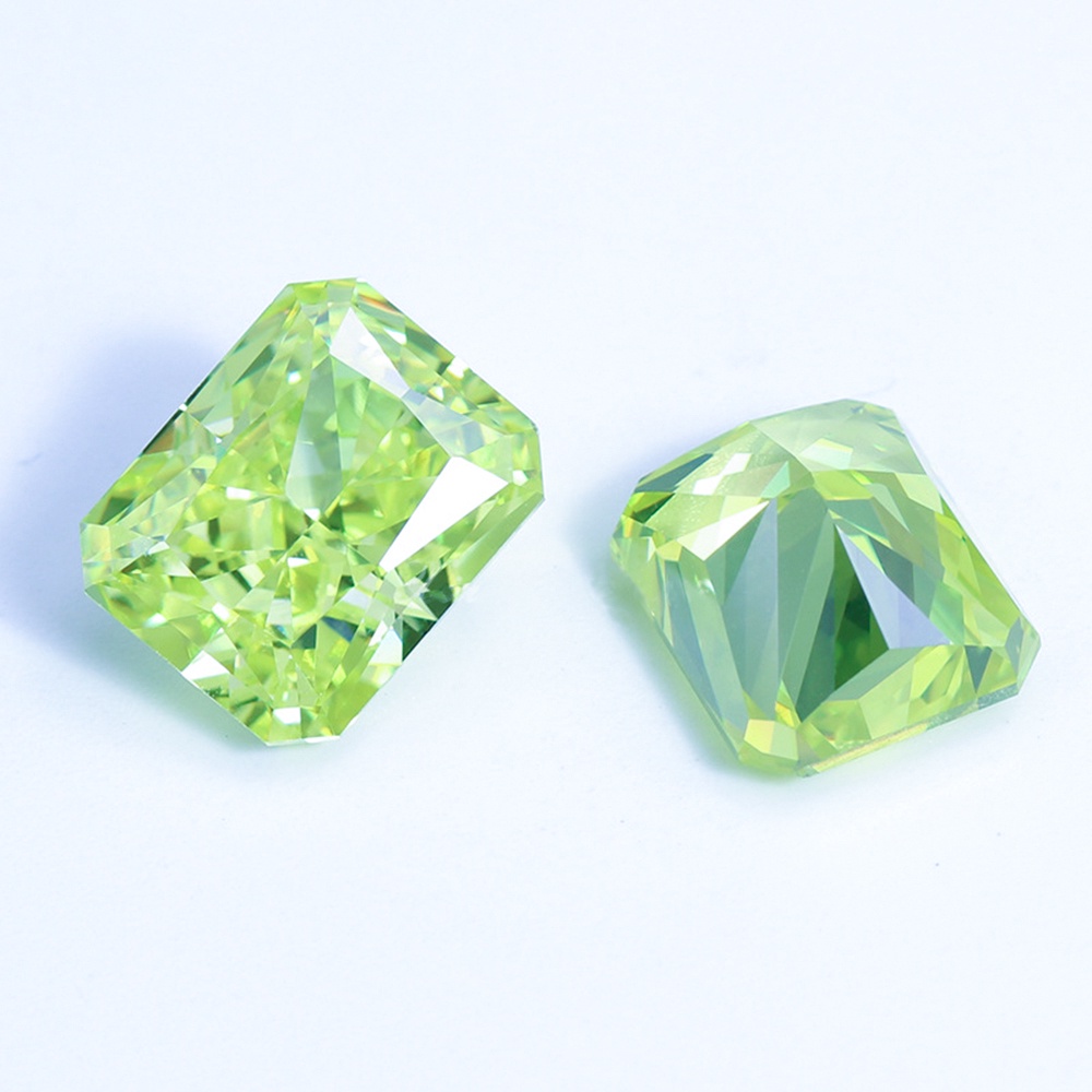 Cz Đá Cắt Táo Xanh Bằng carbon Cao Cấp Màu Sắc Đẹp Mắt