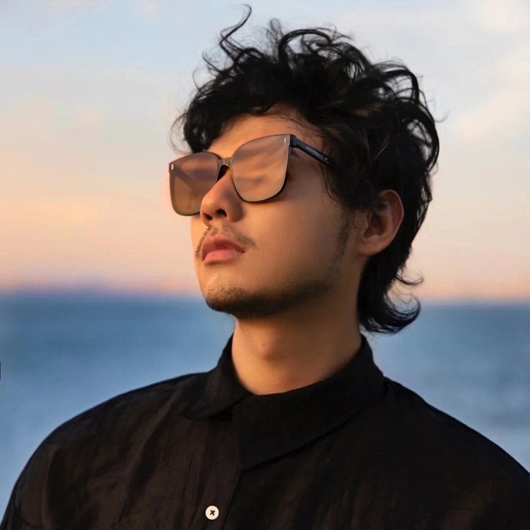 Kính mát KAIWENLOVE hình chữ nhật chống tia uv thiết kế thời trang Hàn Quốc cho nam và nữ