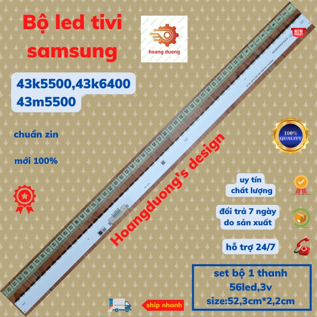 Thanh led tivi samsung 43k5500,43k6400,43m5500-dthoangduong