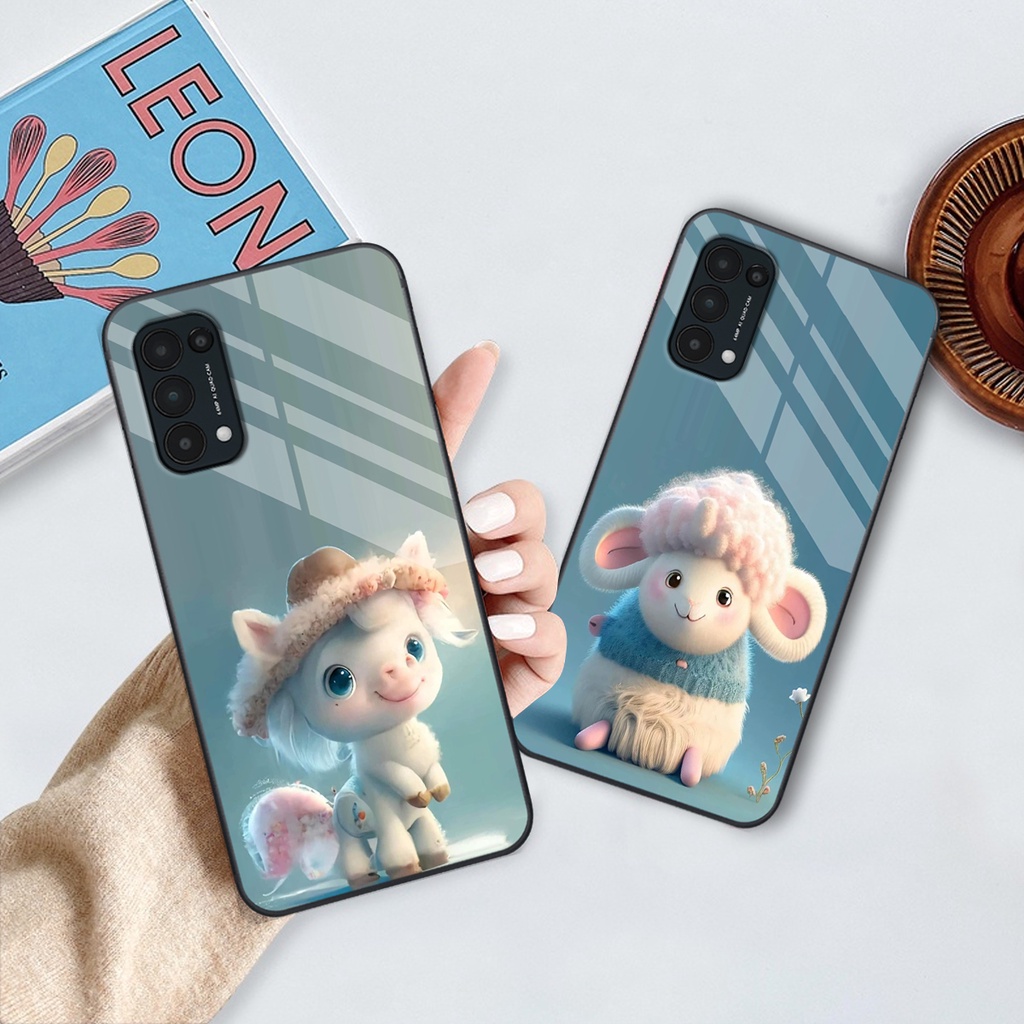 Ốp lưng cho OPPO Reno5 4G / Reno5 5G / Reno 5 in hình 12 con giáp Hot trend siêu dễ thương