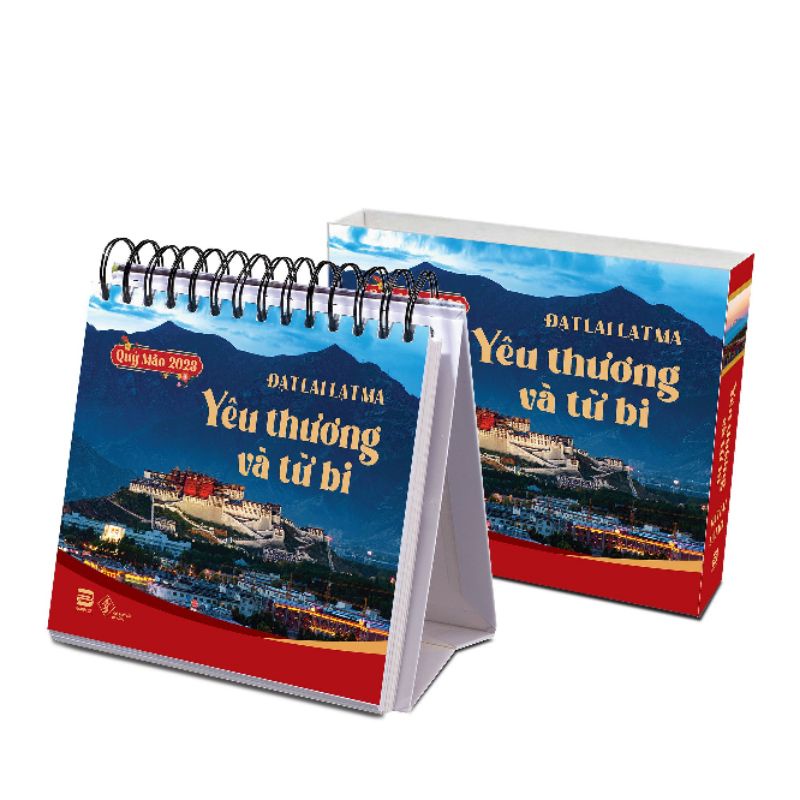 Lịch Bàn 2023 - Yêu Thương Và Từ Bi - Đức Đạt Lai Lạt Ma