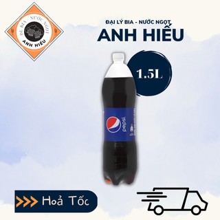 Chai nước ngọt có gas pepsi 1.5l