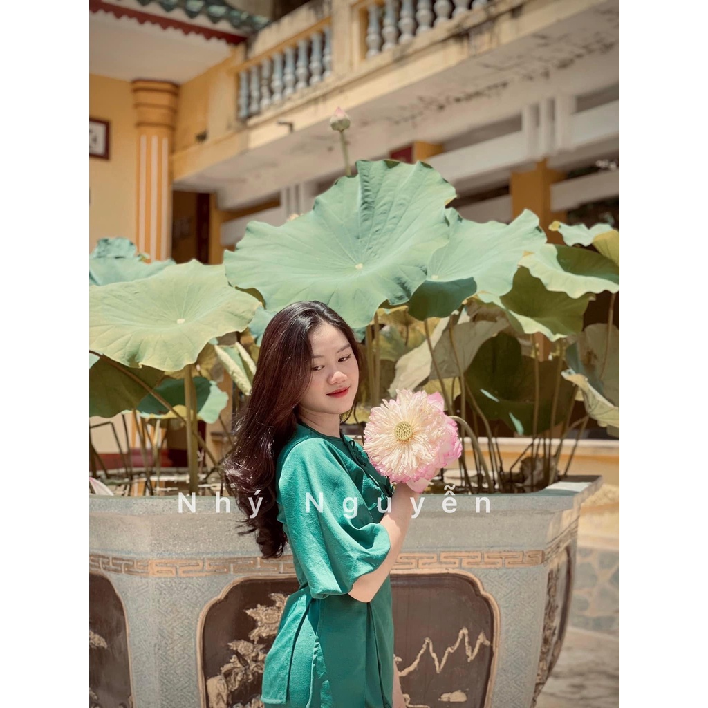 [HÌNH KHÁCH] SET PHẬT TỬ TAY PHỒNG PHỐI NÚT TÀU MÀU XANH