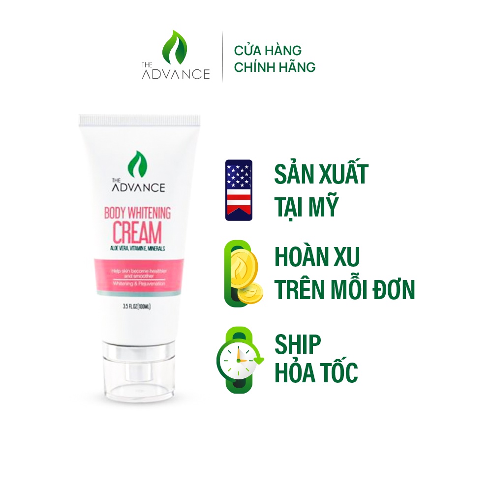 Kem dưỡng da body Advance Body Whitening Cream cấp ẩm sáng mịn da