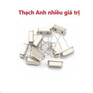Thạch anh 4mhz, 8mhz, 12mhz, 11,0592mhz, 16mhz, 20mhz 2 chân cắm, 3 chân cắm - tạo giao động