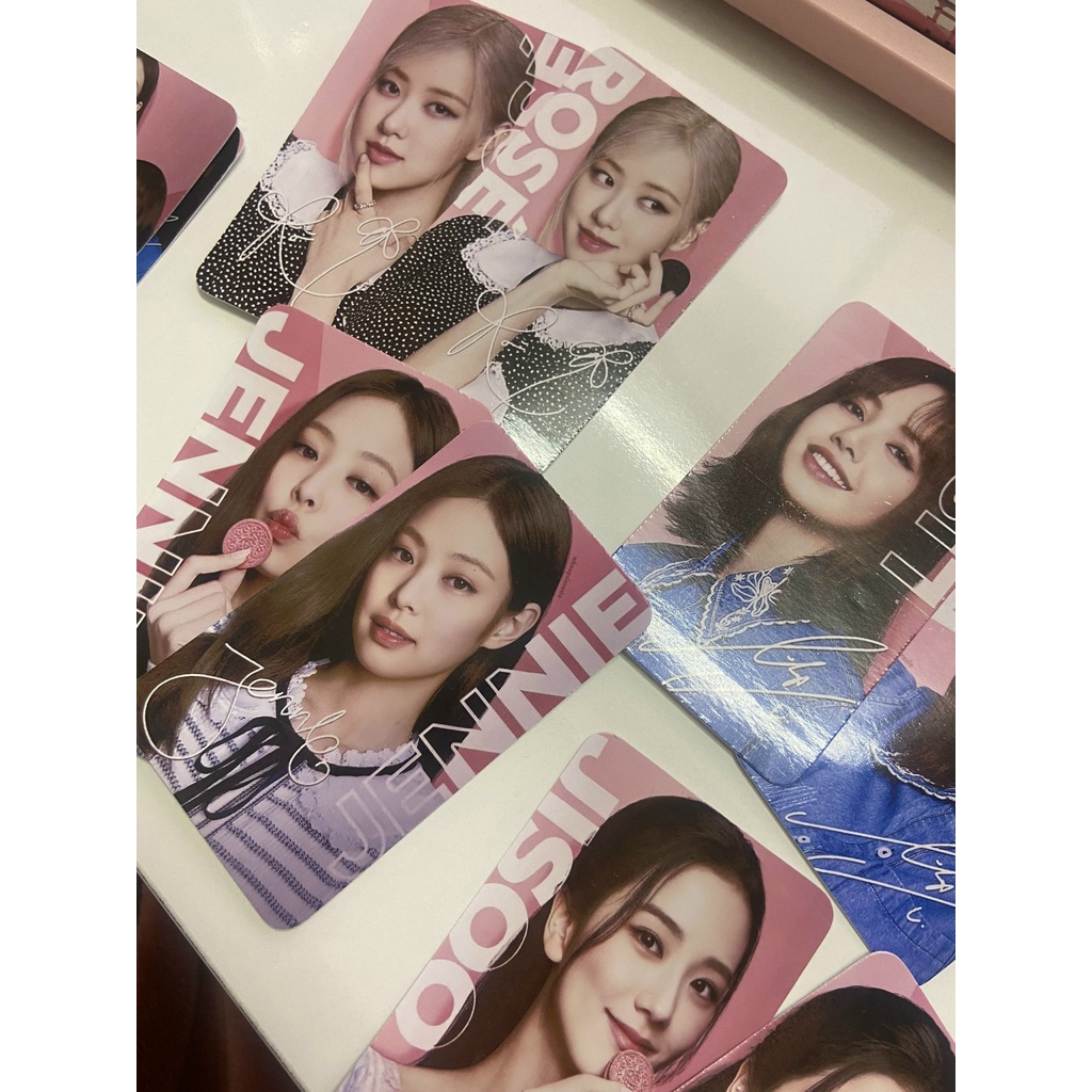 SET 5 CARD BLACKPINK X OREO  - Đọc kĩ mô tả
