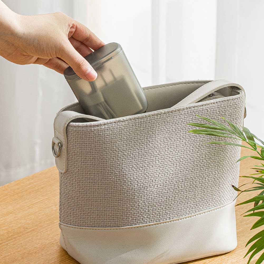 Hộp Đựng Dây Cáp Dữ Liệu / Tai Nghe / Chìa Khóa Mini Di Động Tiện Dụng