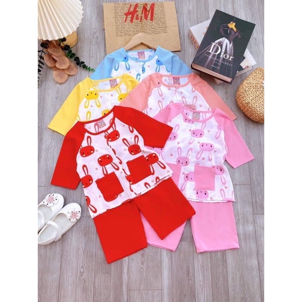 Bộ lụa bà ba bé gái 5-18kg