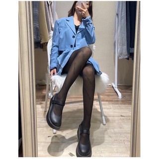 Quần tất in chữ balenciaga siêu mỏng dai trong
