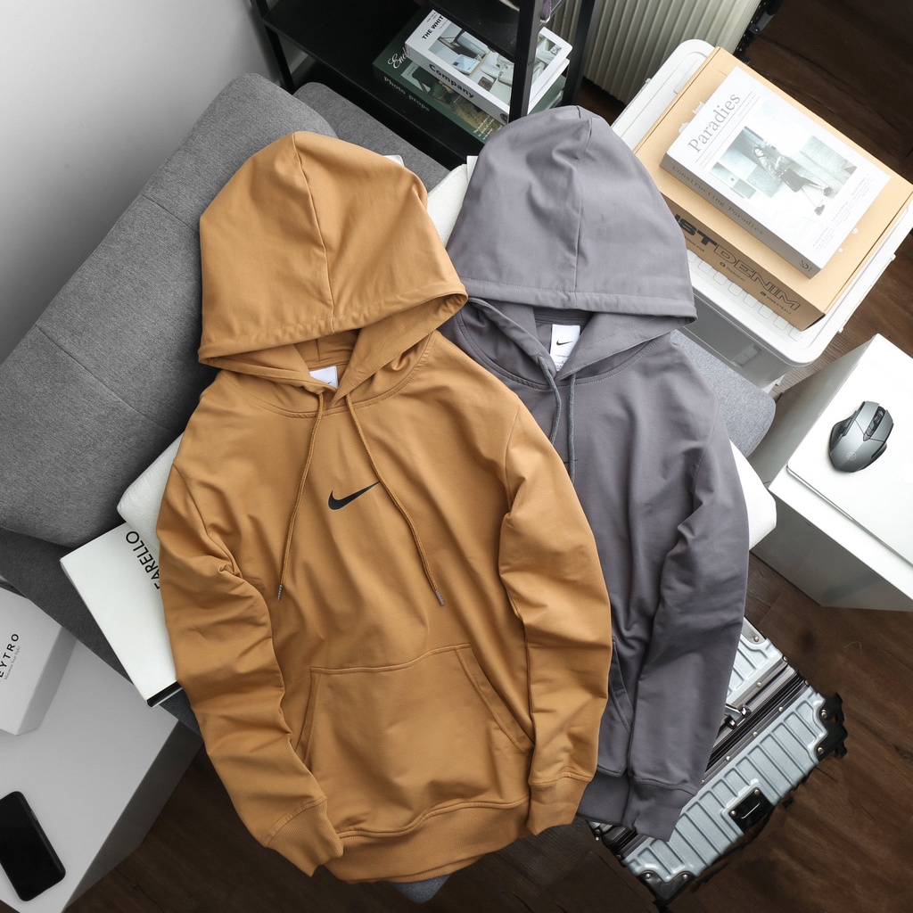 Áo Hoodie unisex vải Nỉ da cá cotton xuất dư màu trending , Áo khoác chui thu đông bigsize - 3bros