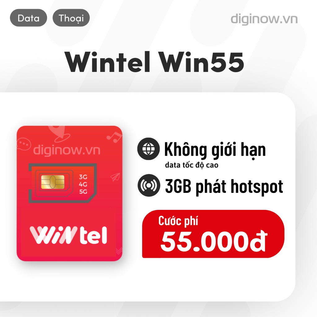 Không Giới Hạn Data 4G, Siêu Sim Data Chỉ Với 55k/Tháng Truy Cập Internet Tốc Độ Cao Không Giới Hạn
