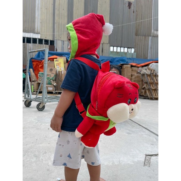 Balo Gấu kèm nón. HKM vitadairy