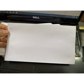 Xấp 25 cái bao thư trắng không keo 12 x 22 cm