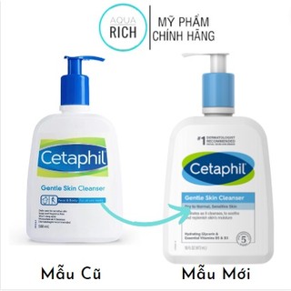 [Mẫu Mới] Sữa Rửa Mặt CETAPHIL Gentle Skin Cleanser B5 & B3 118ml - 591ml
