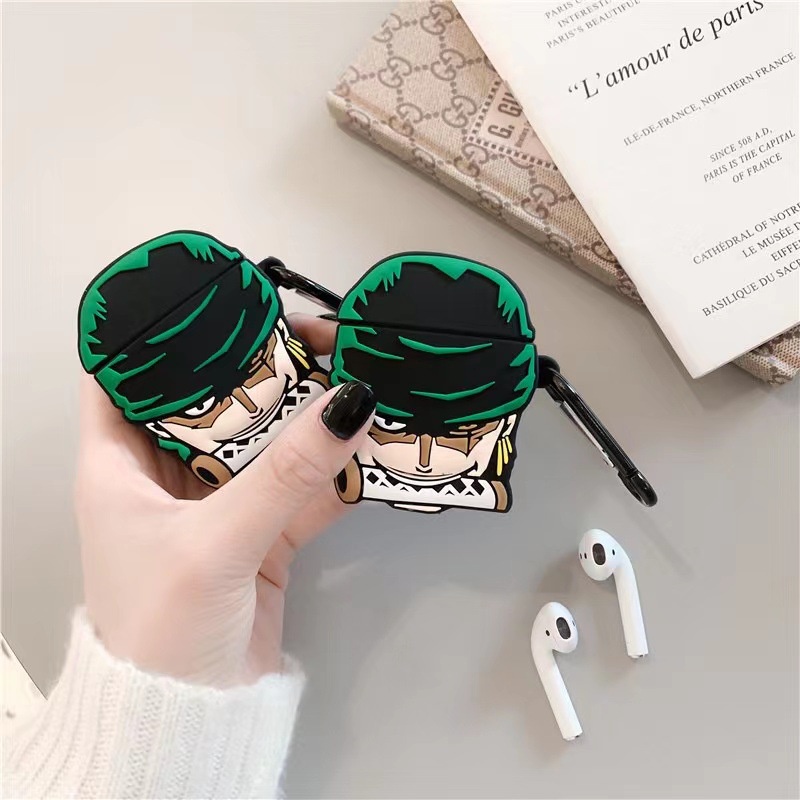 Vỏ ốp case đựng airpod pro 2 3 zoro 1185- chống bám bụi va đập, chất ốp mềm mại