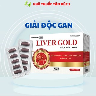 Giải độc gan hạ men gan người bị viêm gan virus viêm gan b xơ gan men gan cao mẩn ngứa chức năng gan kém livergold