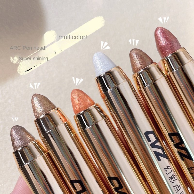 Phấn Mắt Dạng Bút Chì Siêu Sáng Bóng Lâu Trôi Mềm Mịn CVZ