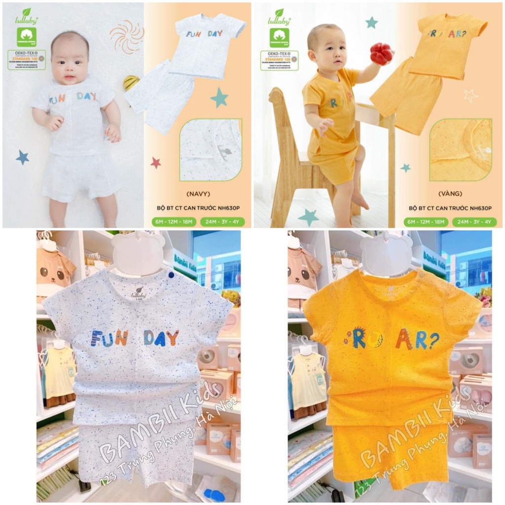 Bộ cộc tay Nuke cotton Lullaby