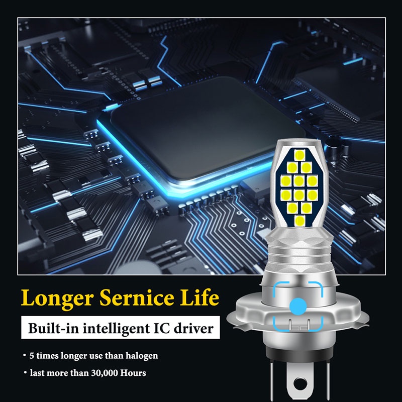 1 Đèn Pha Chống Sương Mù H4 H3 H7 9005 HB3 9006 HB4 H8 H9 H11 H16 Siêu Sáng Cho Xe Hơi
