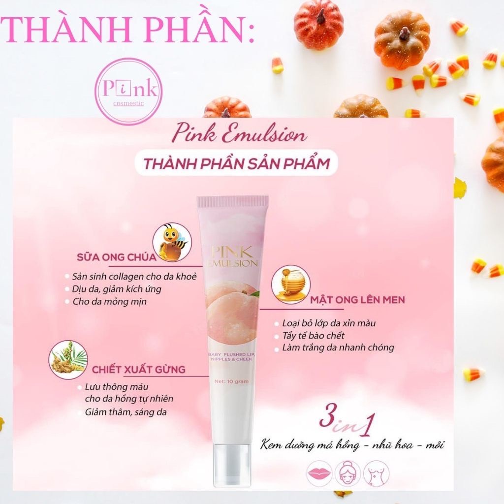 Kem Làm Hồng Má Tự Nhiên PINK EMULSION