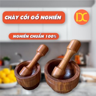 Bộ chày cối gỗ Nghiến đủ size